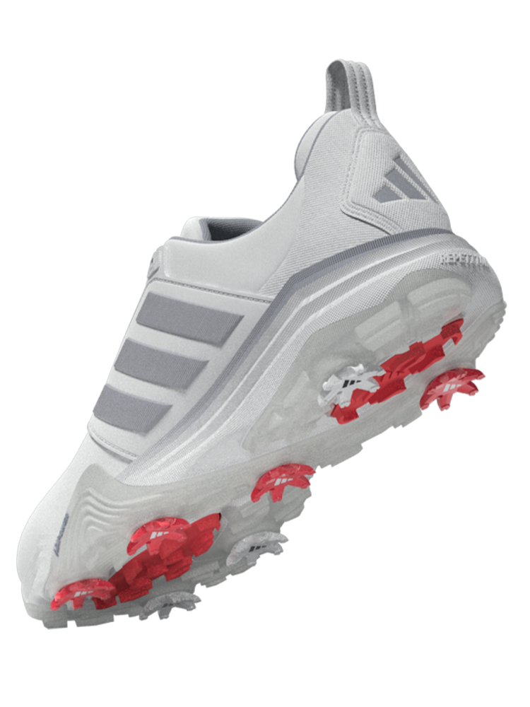 adidas Adipower 26 Wide Golf Shoes - Ftwr White/Silver Met./Halo Silver