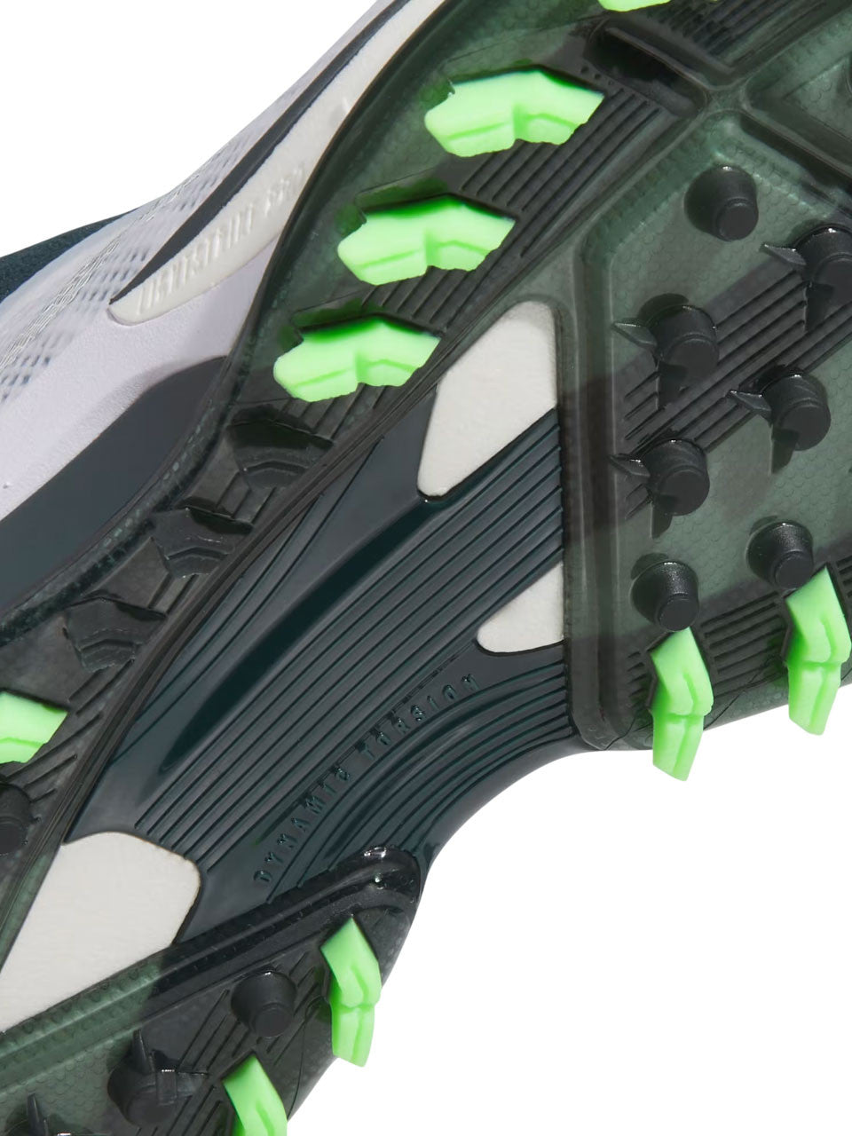 adidas Adizero ZG BOA Spikeless Golf Shoes - Ftwr White/Aurora Ivy/Lime Burst