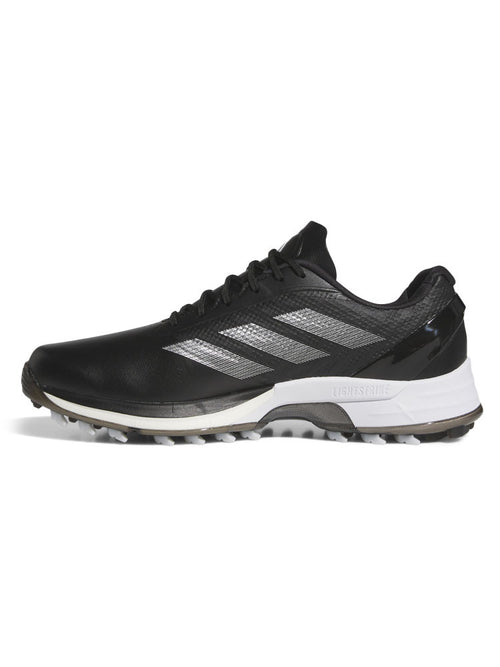 adidas Adizero ZG Spikeless Golf Shoes - Core Black/Silver Met./Lucid Lemon