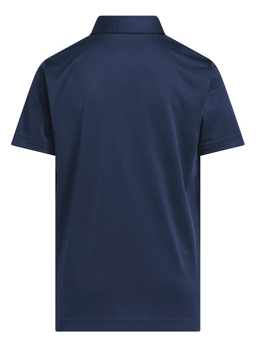 adidas Boys Performance Short Sleeve Polo - Collegiate Navy