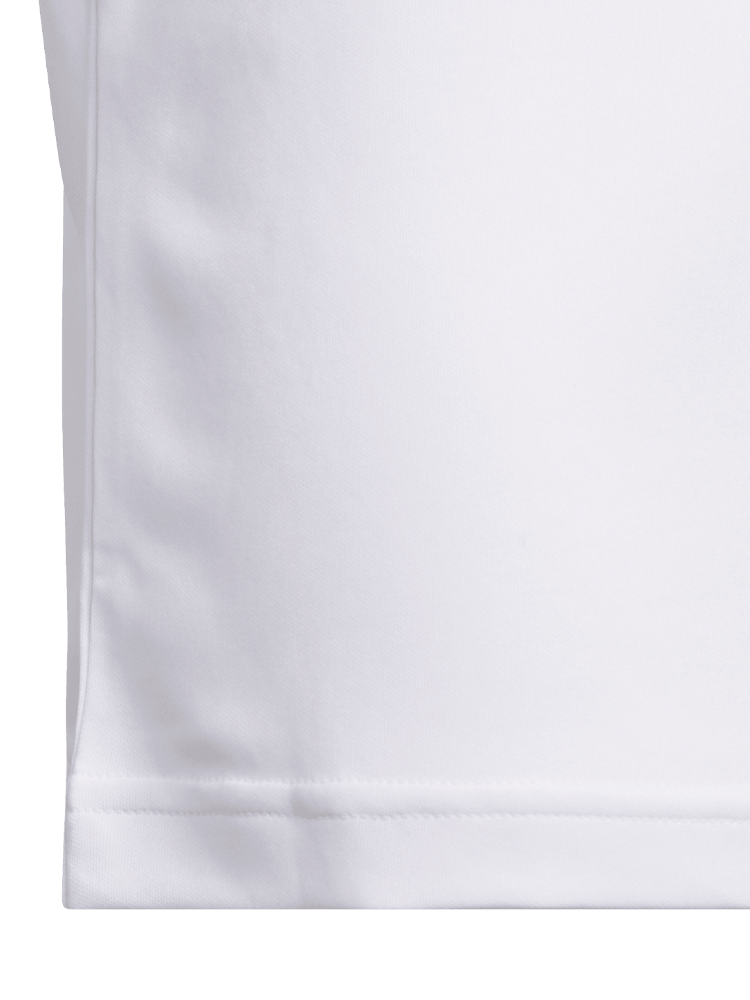 adidas Boys Performance Short Sleeve Polo - White