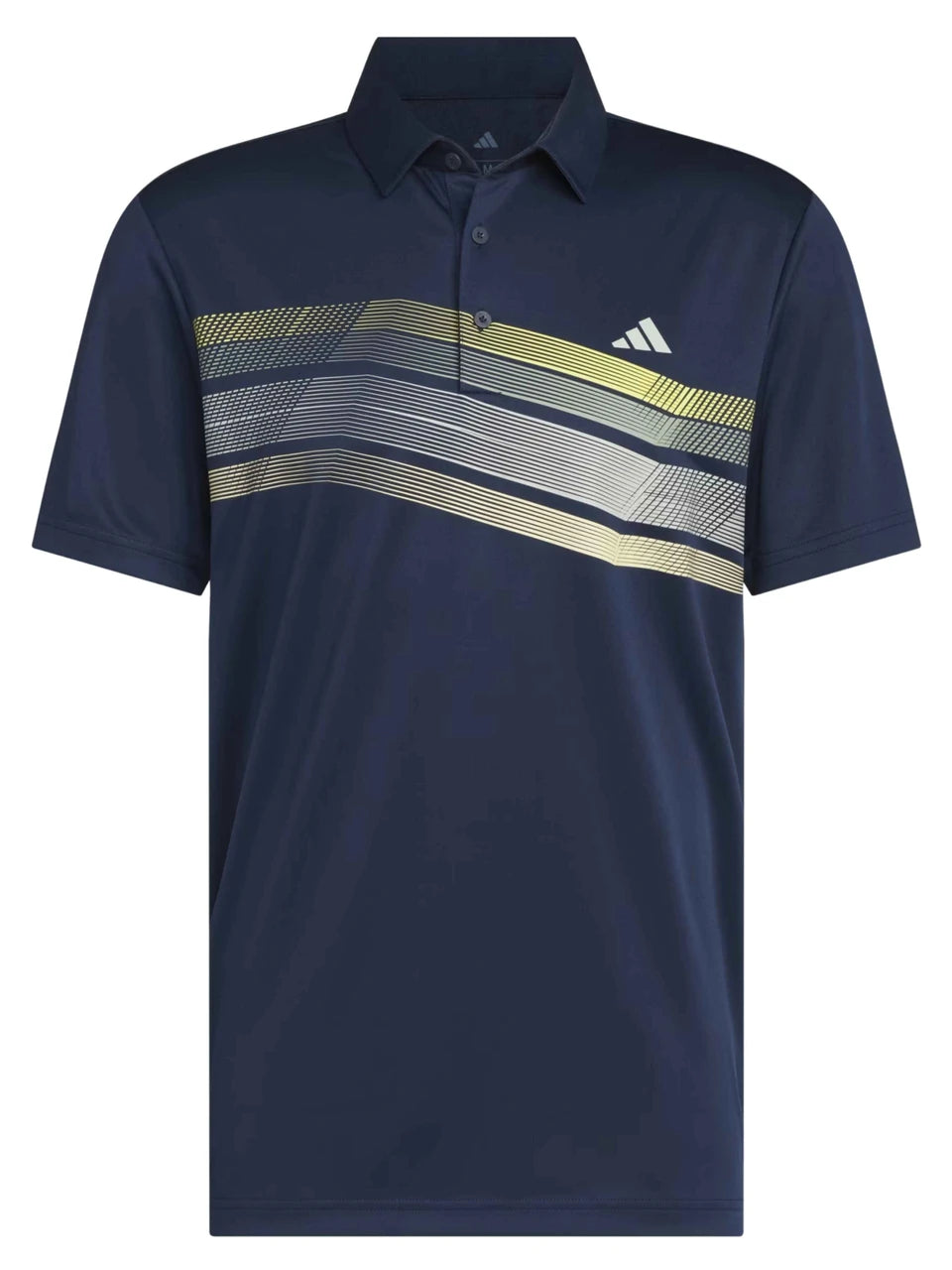 adidas Core Chest Stripe Polo Shirt - Collegiate Navy/Wonder Silver