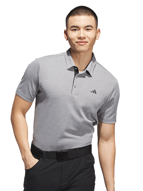 adidas Core Heather Polo Shirt - Grey Three Mel.