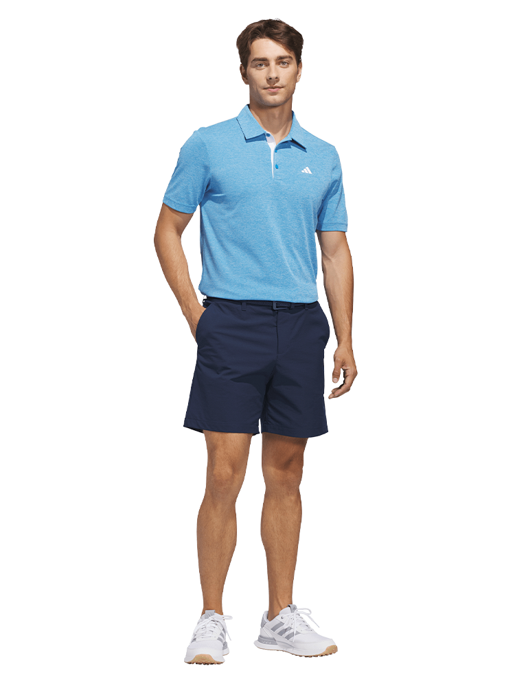 adidas Core Heather Polo Shirt - Lucid Ray Blue Mel.