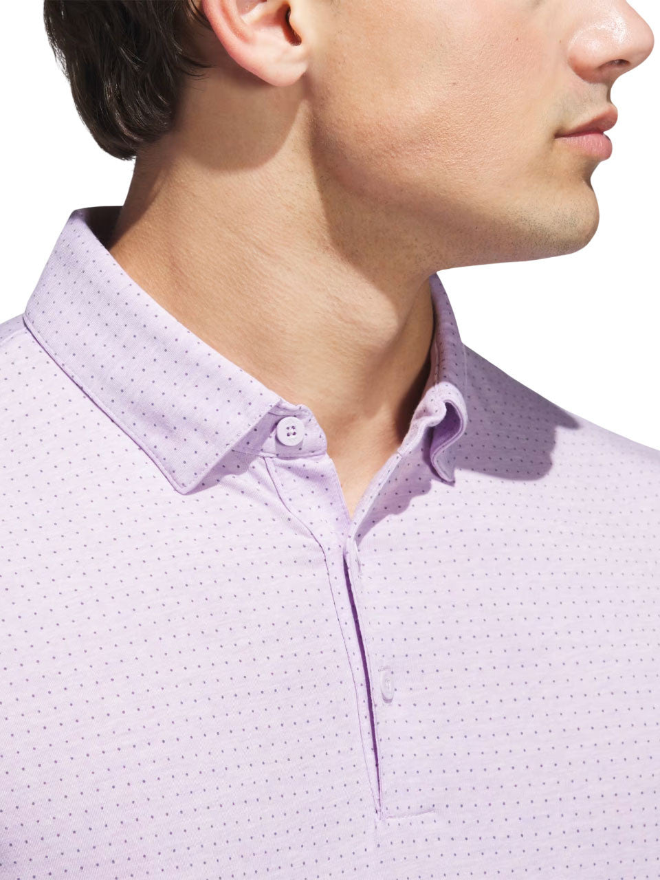 adidas Go-to Rise Print Polo Shirt - Powder Plum