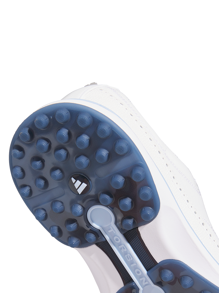 adidas MC80 Spikeless Golf Shoes - Ftwr White/Crystal Sky/Collegiate Navy