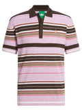 adidas Originals Knit Polo - Bliss Lilac/Dark Brown