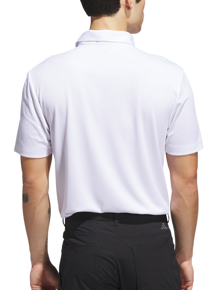 adidas Performance Allover Print Polo Shirt - White