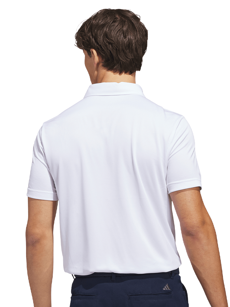 adidas Performance Solid Polo Shirt - White