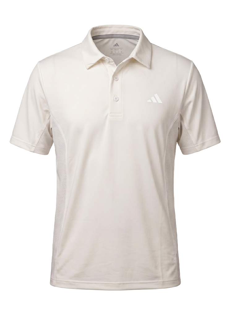 adidas Short Sleeve Hybrid Polo Shirt - White