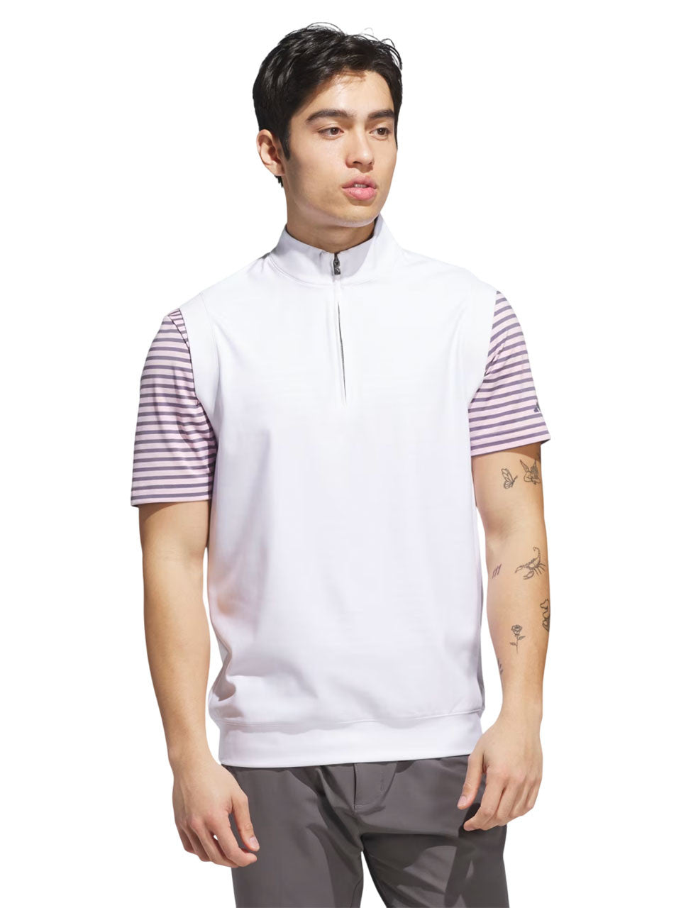 adidas Ultimate365 Classic Quarter-Zip Vest - White