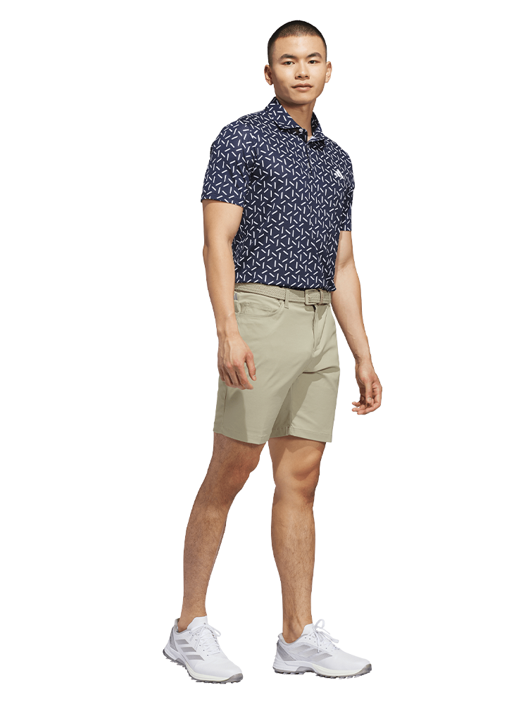 adidas Ultimate365 Mesh Print Climacool Polo - Collegiate Navy