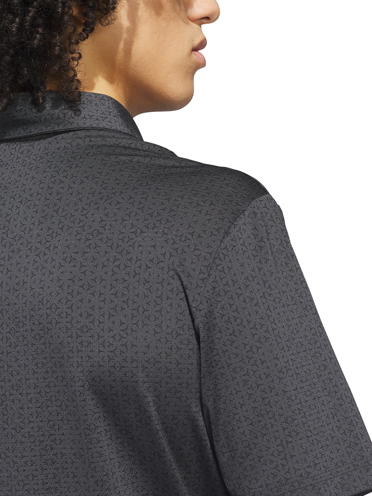 adidas Ultimate365 Mesh Tango Print Climacool Polo Shirt - Black/Carbon