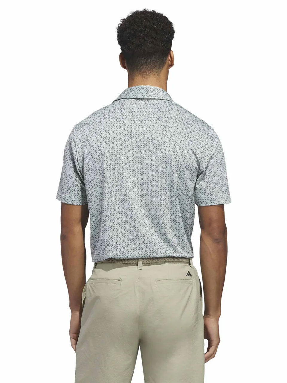 adidas Ultimate365 Mesh Tango Print Climacool Polo Shirt - Wonder Sage/Navy