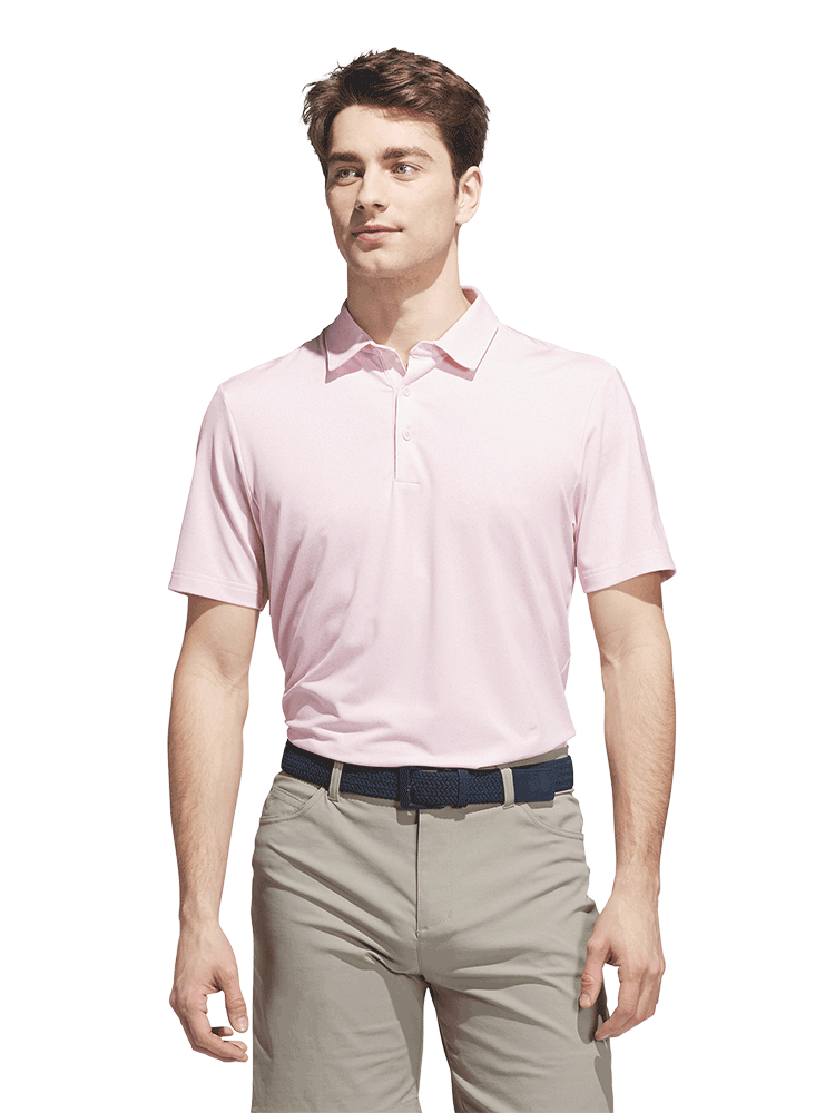 adidas Ultimate365 Mini Bunker Polo Shirt - Clear Pink