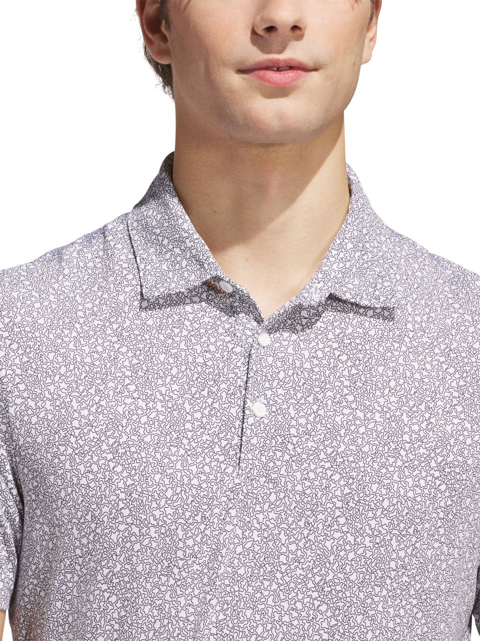 adidas Ultimate365 Mini Bunker Polo Shirt - White/Black