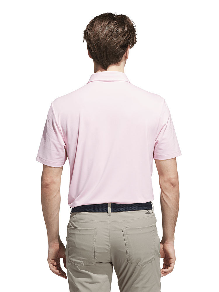 adidas Ultimate365 Solid Polo Shirt - Clear Pink