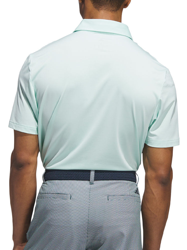 adidas Ultimate365 Solid Polo Shirt - Semi Flash Aqua