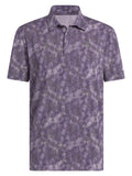 adidas Ultimate365 Textured Print Polo Shirt - Powder Plum/Preloved Violet