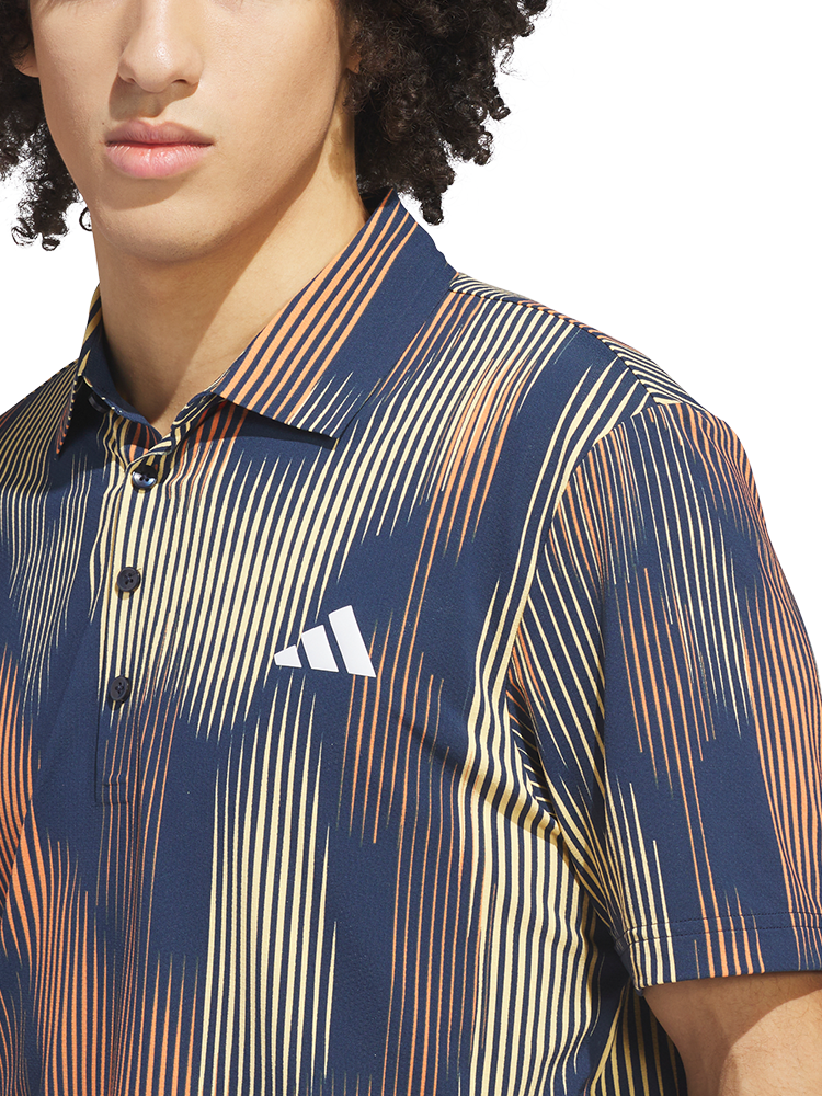 adidas Ultimate365 Tour Cool Feel Polo Shirt - Semi Ice Tangerine