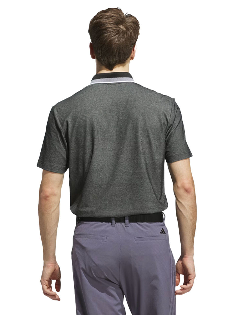 adidas Ultimate365 Tour Twistknit Pique Polo Shirt - Black