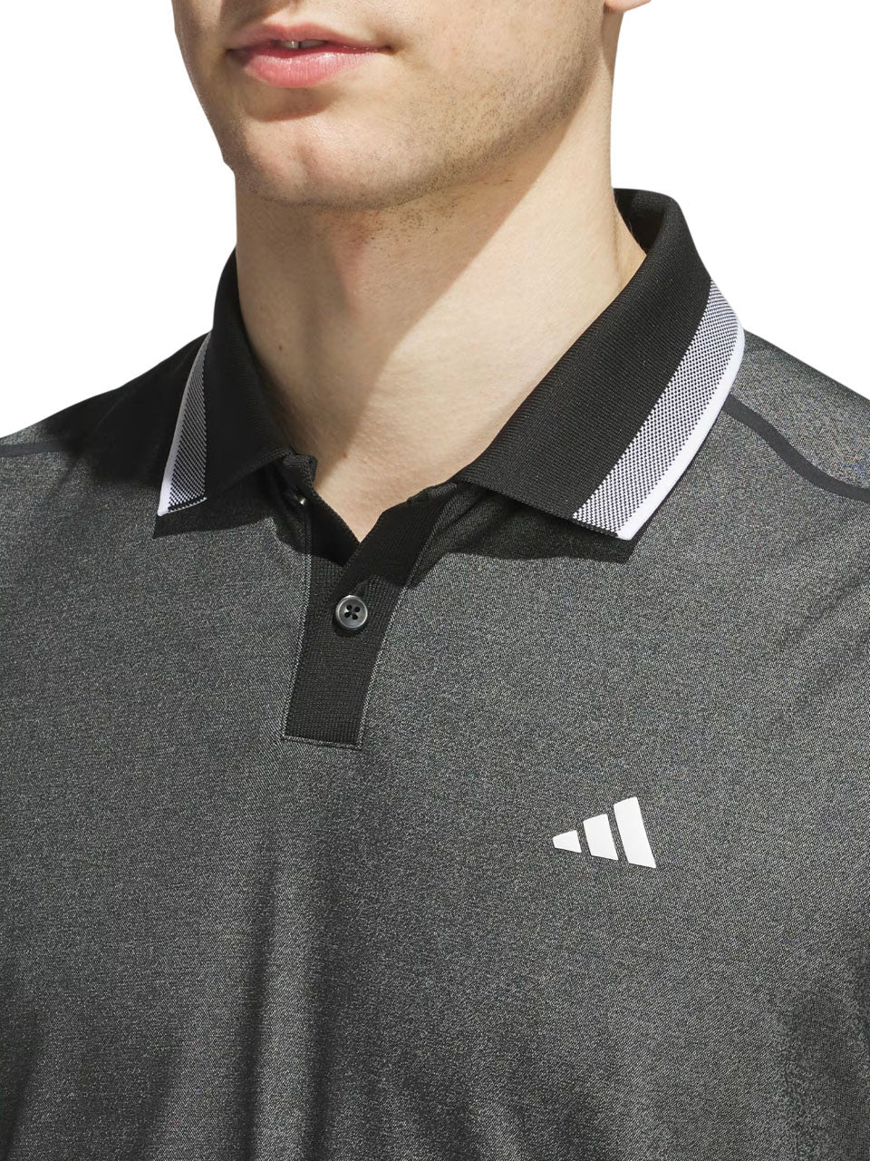 adidas Ultimate365 Tour Twistknit Pique Polo Shirt - Black