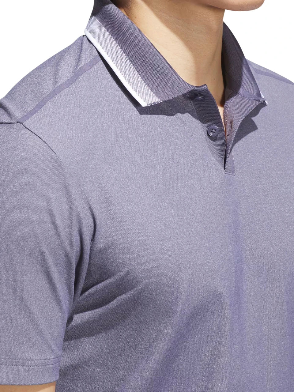 adidas Ultimate365 Tour Twistknit Pique Polo Shirt - Preloved Violet