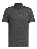adidas Ultimate365+ Pencil Stripe Climacool Polo Shirt - Carbon/Black
