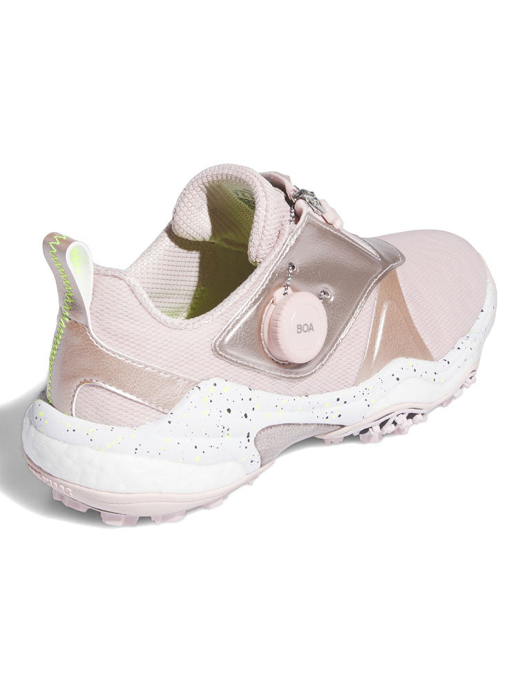 adidas Womens Codechaos BOA 25 Spikeless Golf Shoes - Sandy Pink/Core Black