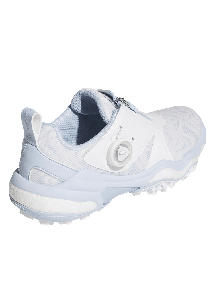 adidas Womens Codechaos BOA 25 Spikeless Golf Shoes - Ftwr White/Crystal Sky