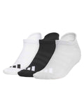 adidas Womens Comfort Low 3 Pack Socks - White/Grey Two/Black