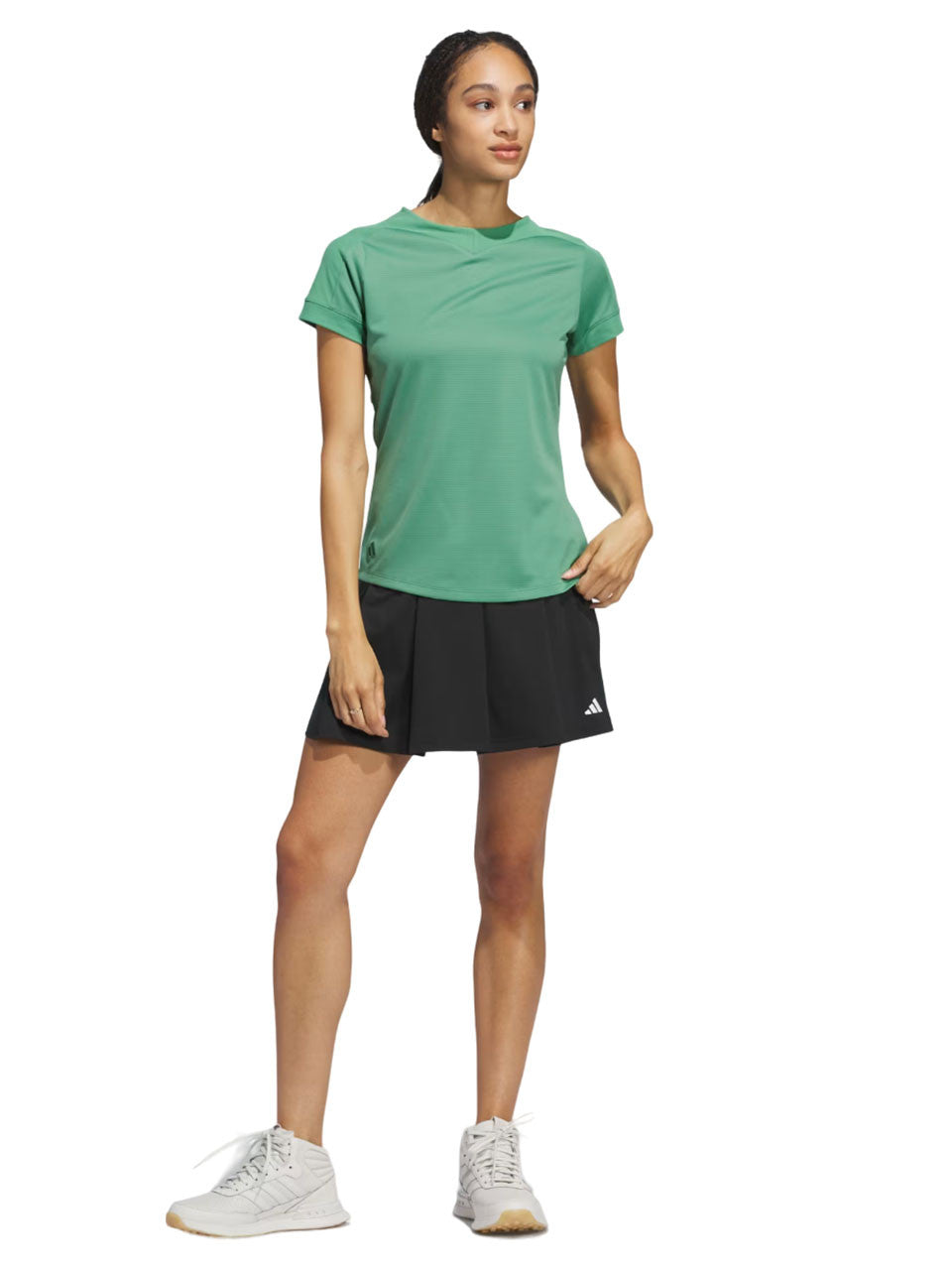 adidas Womens Ultimate365 Tour Pleated Skort - Black