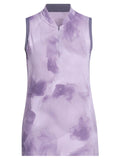 adidas Womens Ultimate365 Tour Sleeveless Polo Shirt - Preloved Violet