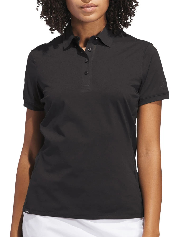 adidas Womens Ultimate365 Tour Twistknit Polo Shirt - Black