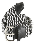 Ping Women's Stretch Webbing Golf Belt - Black/White