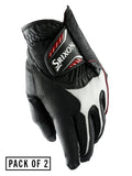 Srixon All Weather Golf Gloves - Womens 2 Pack Black