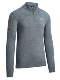 Callaway 1/4-Zip Blended Merino Sweater - Steel Heather