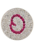 Navika Micro Pave Crystal Initial O Marker