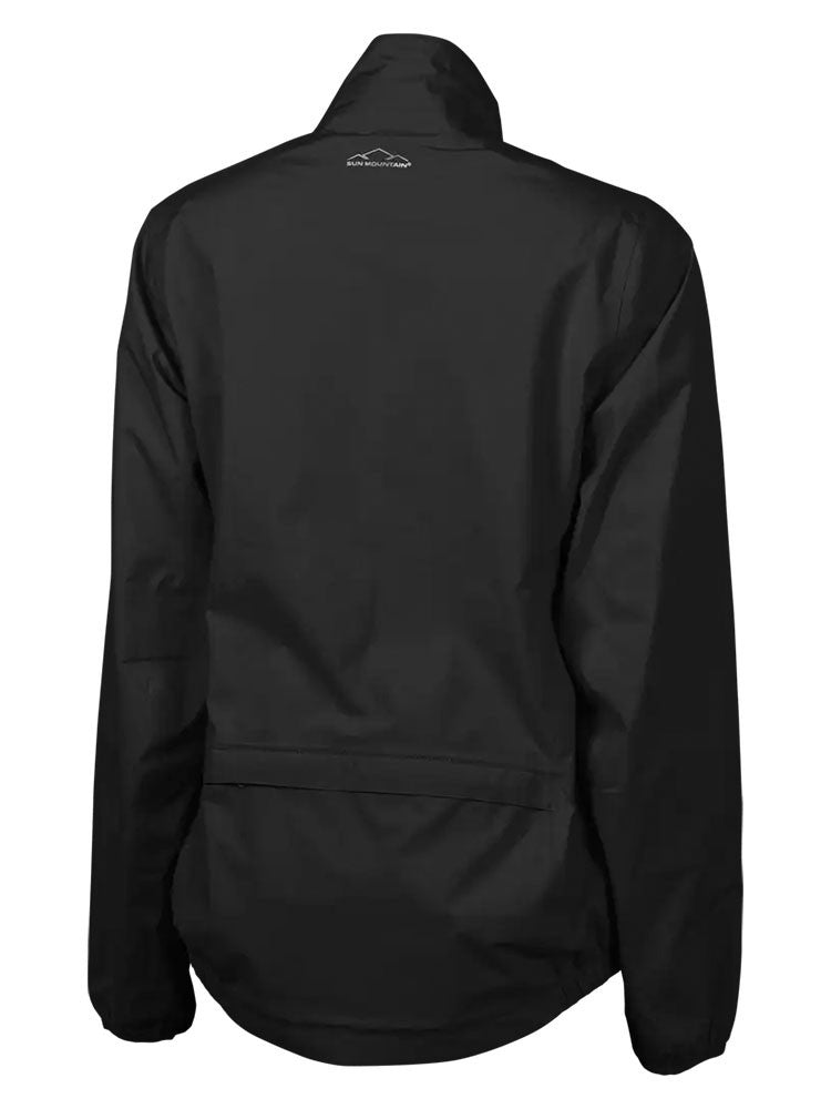 Sun Mountain Women's Monsoon Rain Jacket - Black