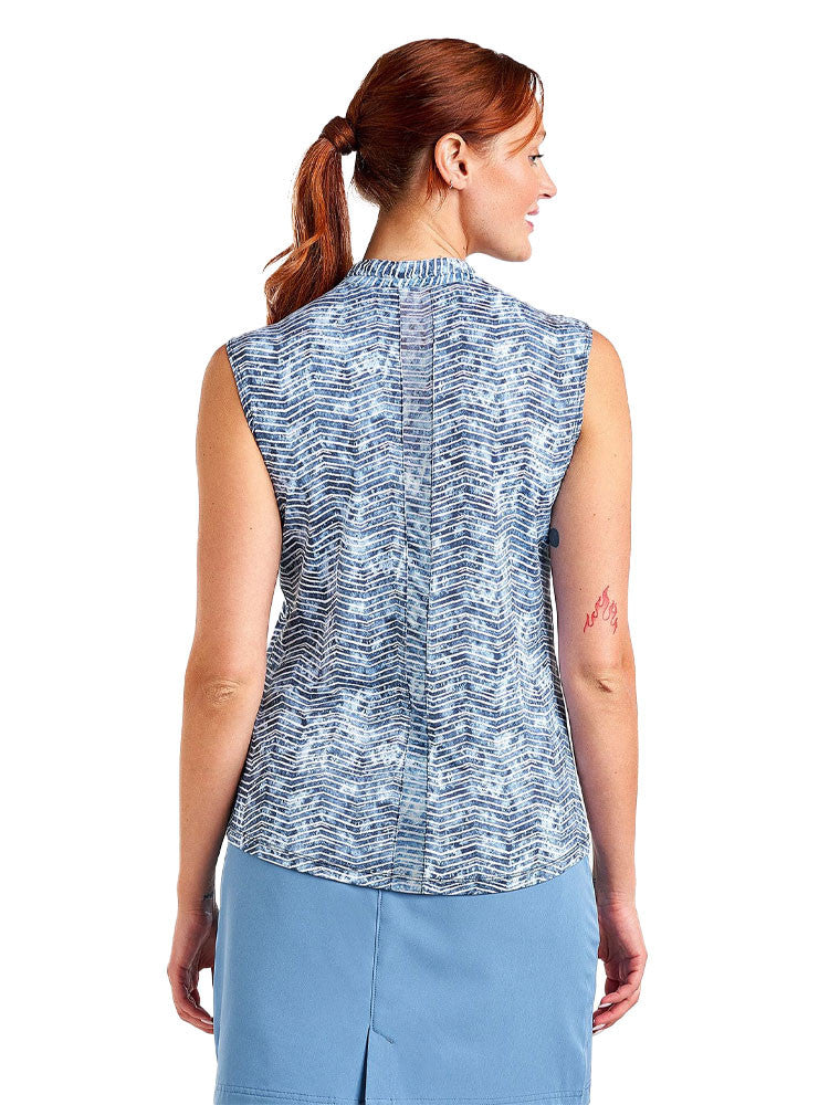 Nivo Women's Linnea Sleeveless Mock - Navy