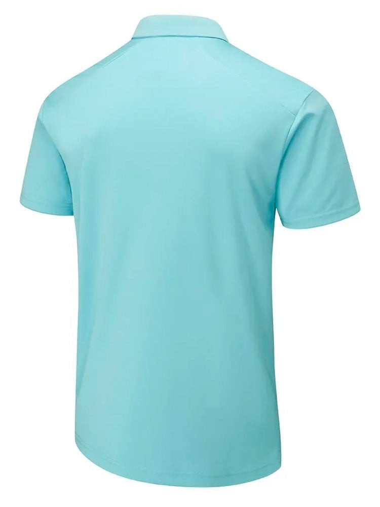 Ping Lindum Tailored Fit Polo - Sky Blue
