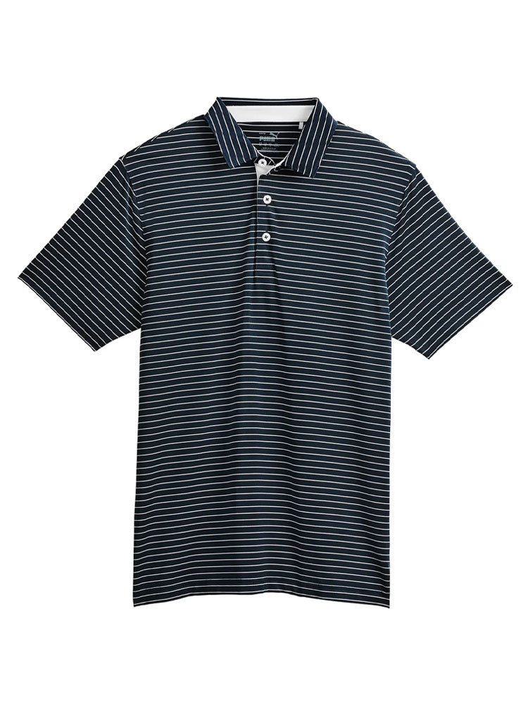Puma JR Boy's MATTR Tucker Golf Polo - Navy Blazer/White Glow