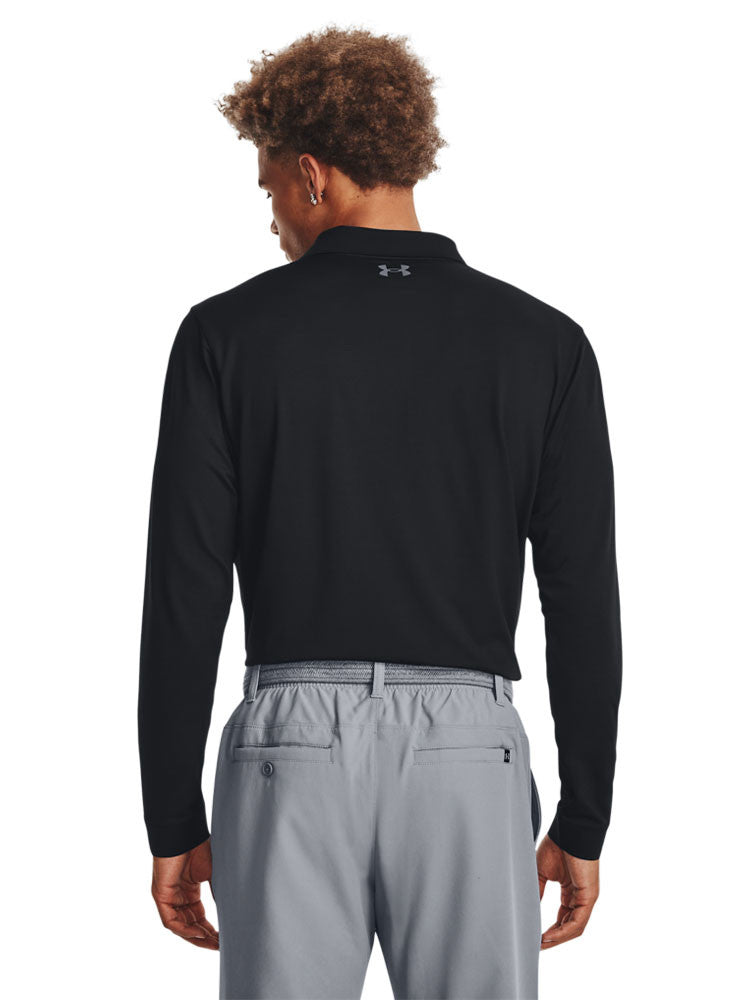 Under Armour Matchplay Long Sleeve Polo - Black