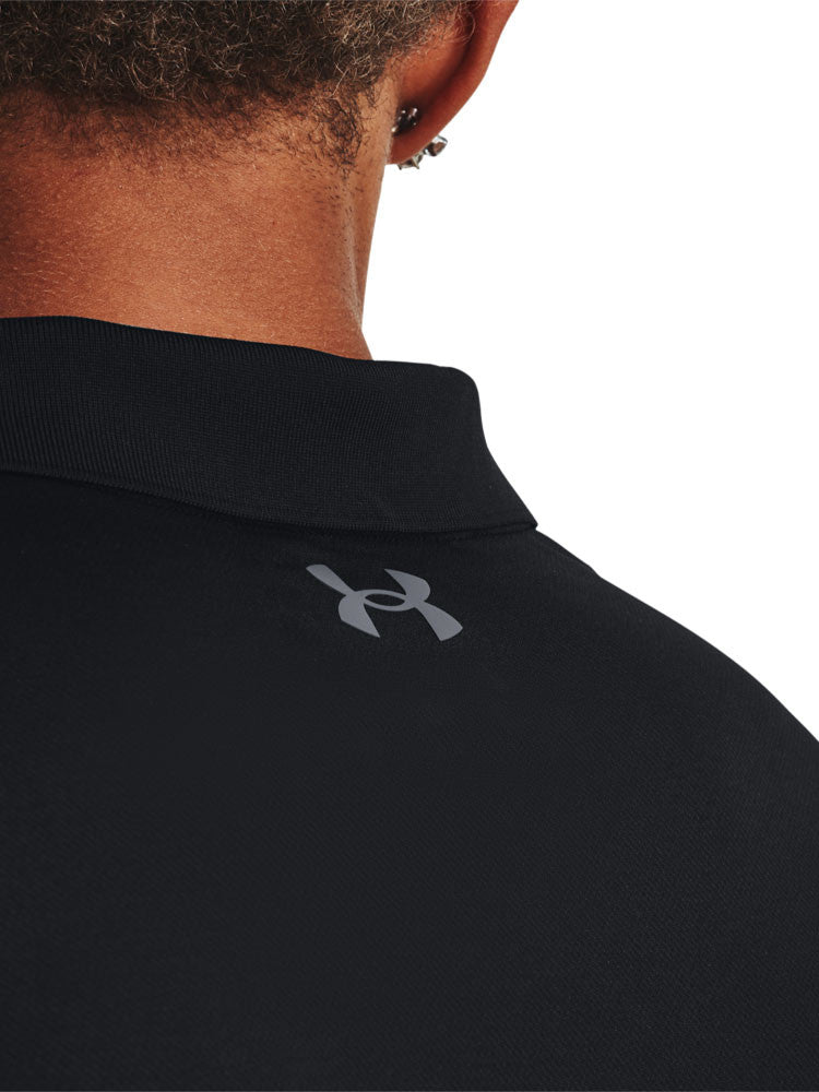 Under Armour Matchplay Long Sleeve Polo - Black