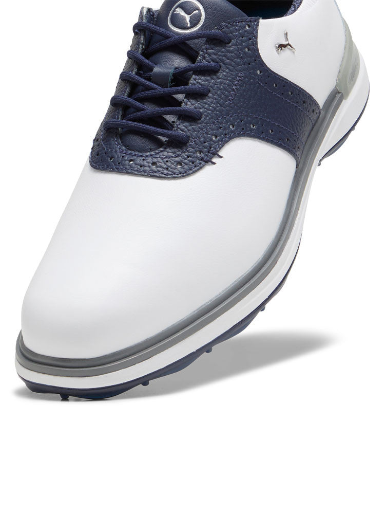 Puma Avant Golf Shoes - Puma White/Deep Navy/Speed Blue