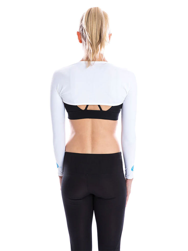 SParms Sun Protection Shoulder Wrap (Shawl) - White