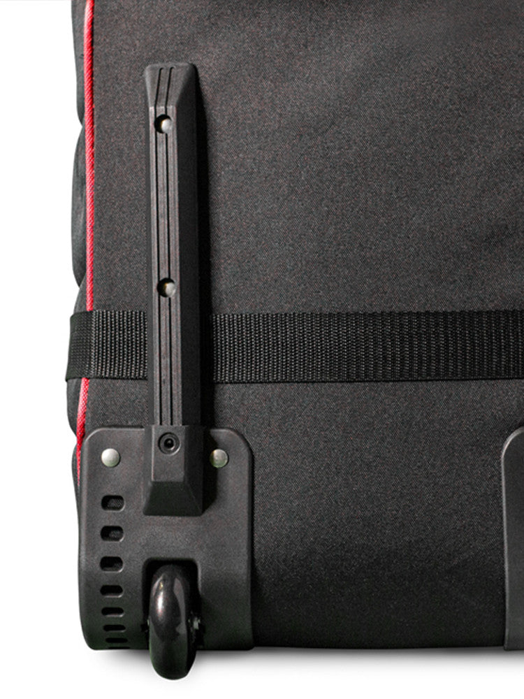 Stonehaven Stand Bag Wheeled Travel Cover - Black/Red